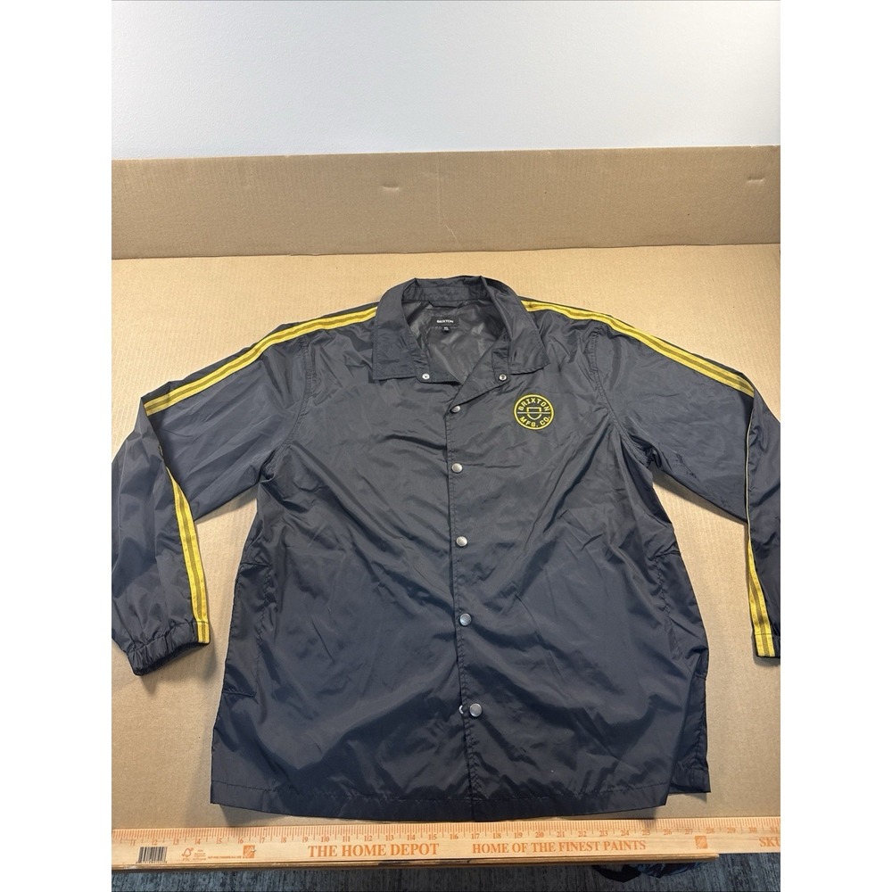 BRIXTON Men's CREST COACHES Jacket - Black - XL